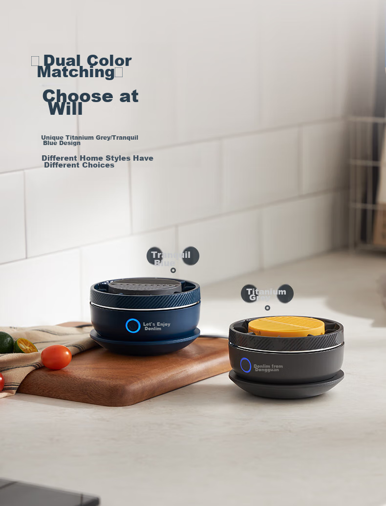 Donlim Fruit And Vegetable Washer, Home Use Food Purifier, Antibacterial Bubbles, Wireless Dual-Chamber, Meat And Vegetable Separation Purification Upgraded Model DL-1271 15