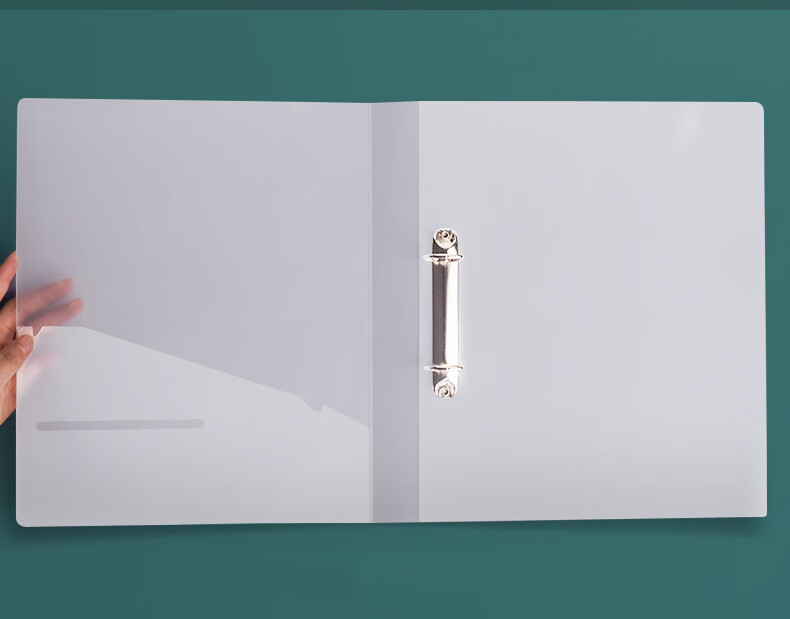 KW-TriO Transparent A4 Four-Hole Loose-Leaf File Folder, Loose-Leaf Cover Document Folder, Compatible with Hole Puncher [Random Old Or New Version] 23