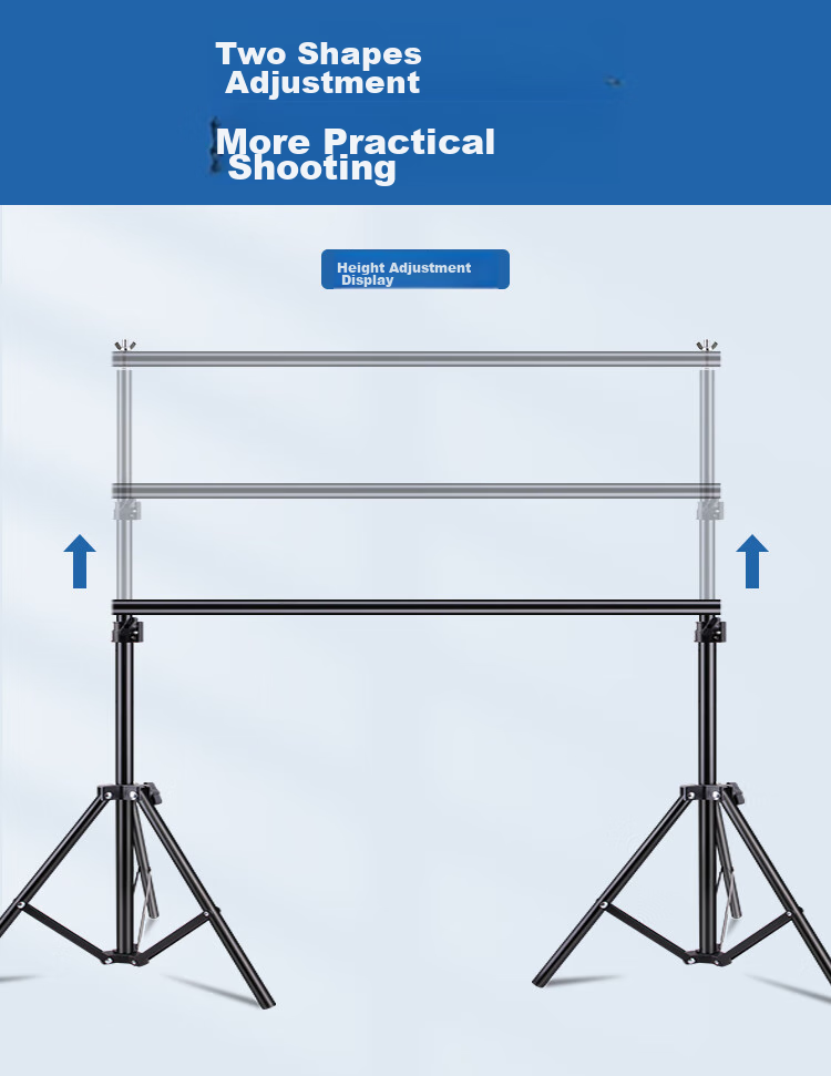 LATZZ 3*4 Meter Photography Backdrop Stand, Live Streaming Green Screen Stand, Chroma Key Photo Background Cloth Stand, Portrait Clothing ID Photo Shooting Stand, Thickened Portable Telescopic Gantry Background Stand 14
