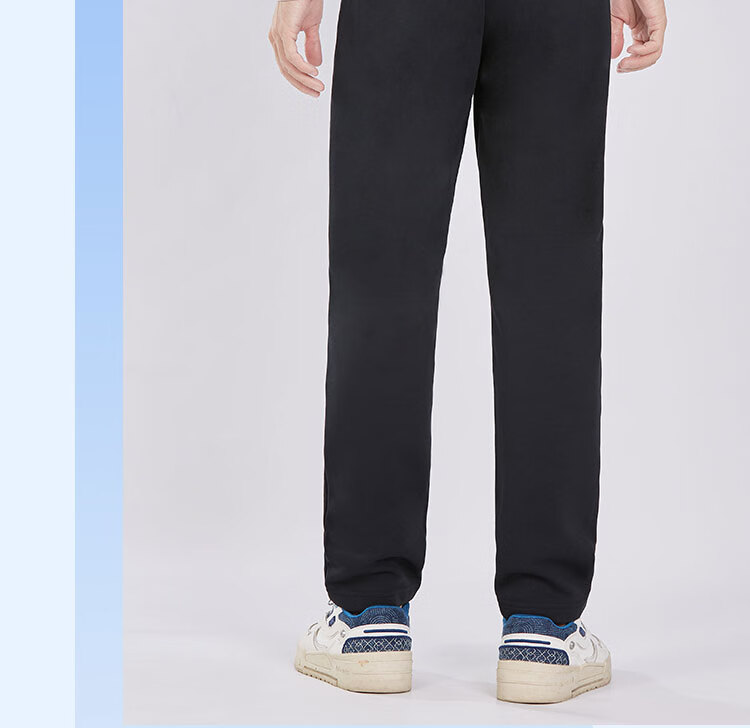 LI-NING Men's Jogger Pants Breathable Knit Comfortable Casual Running Fitness Loose Sports Trousers 10