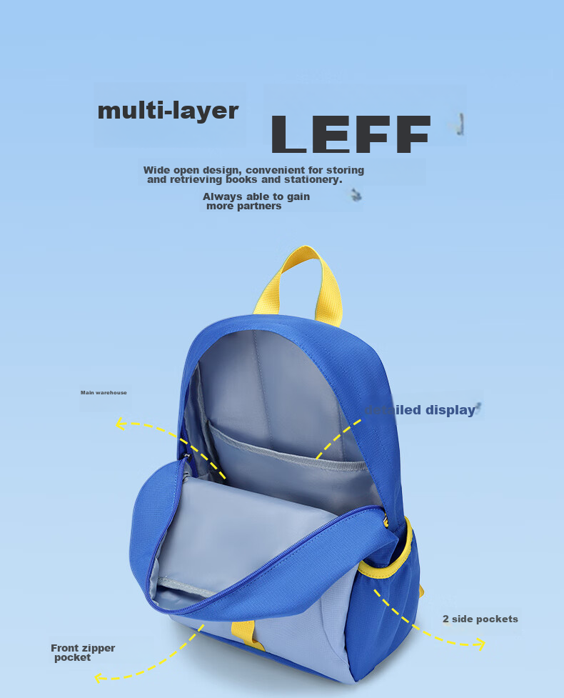 V.NINE Children's Backpack for Ages 3-6, Double Shoulder Bag for Boys And Girls, Outdoor Travel Hiking Bag, Toddler Educational Small Backpack for Boys 7