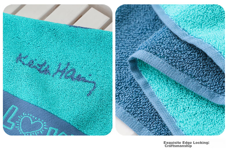 KING SHORE X Kaishaharin Collaboration, Class A Pure Cotton Graffiti Sports Bath Towel 7