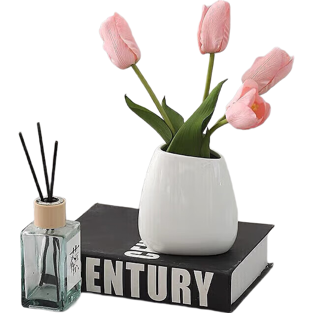 Shengshi Taibao Ceramic Flower Vase Decorative Vase for Flower Arrangement Water Cultivation Vase Home Decor Ceramic Flower Pot
