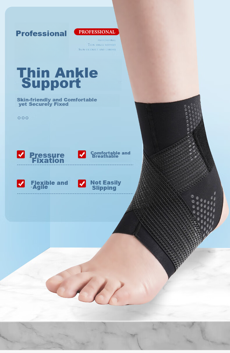 NAILEKESI N Sports Ankle Brace, Prevents Sprains And Injuries, Professional Fixation Support for Ankle And Wrist, Size L 1