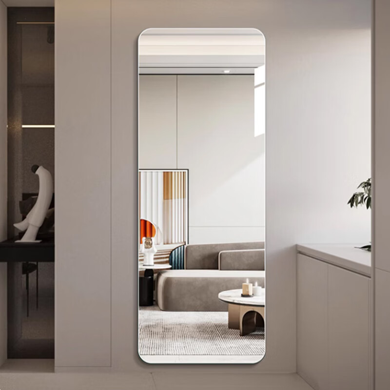 Zhuobo Acrylic Wall-Mounted Dressing Mirror Adhesive Makeup Mirror Soft HD Mirror Sheet 120x30cm
