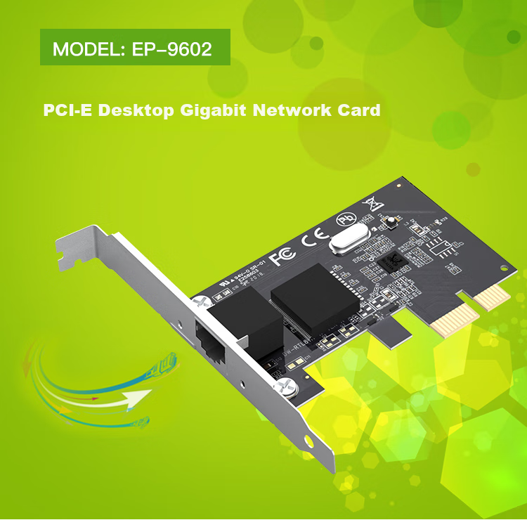 EDUP EP-9635C, 2.5Gbps Gigabit Gaming Wired Network Card, 2500M High-Speed Ethernet Port Expansion, Desktop Computer Adaptive Ethernet Adapter, Network Adapter 2