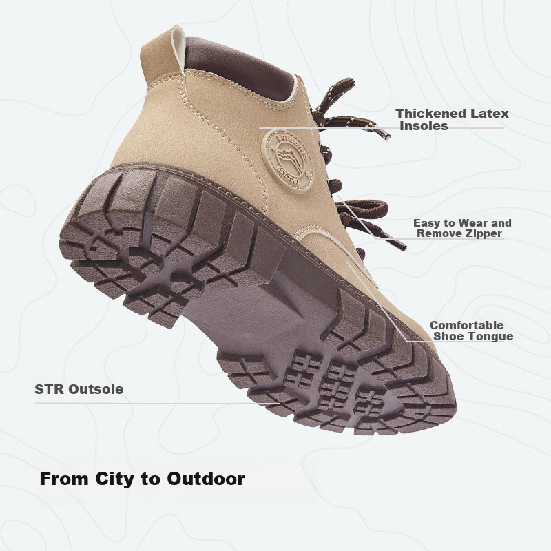 BALABALA Children's Shoes, Kids' Boots for Boys And Girls, Big Yellow Boots, Spring And Autumn New Style Martin Boots, Non-Slip Short Boots, Versatile And Comfortable