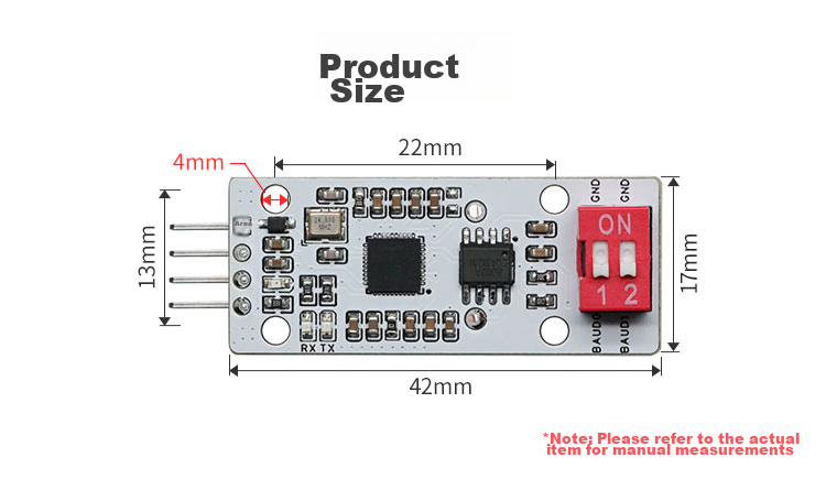 Diushitou SYN8086 Chinese Voice Synthesis Module, TTL Communication, Onboard Microphone, Audio Sensor Module 6