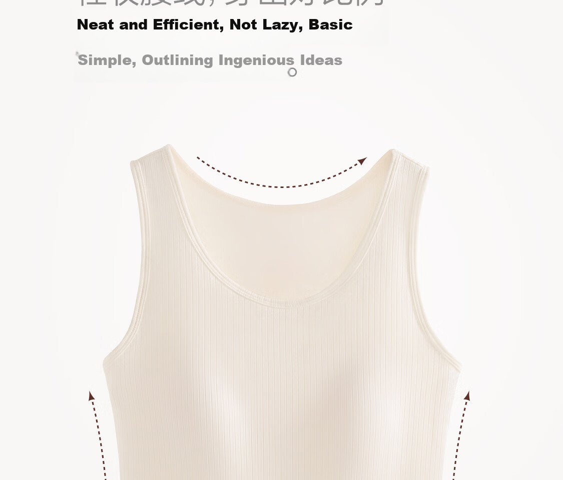 Aimer Women's Summer Underwear, Wide-Strap Bra with Cups And Padding, Camisole Top AM72B511 S 11