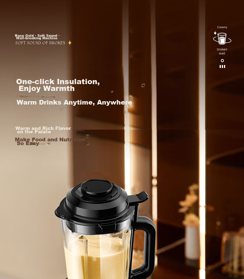 AUX Blender Soundproof Cover, Quiet Noise Reduction, Home Soy Milk Maker, Fully Automatic Food Processor, Multifunctional All-In Machine, Large Capacity Juicer, Dry Bean No-Soak Direct Grinding APD-08AD65 14