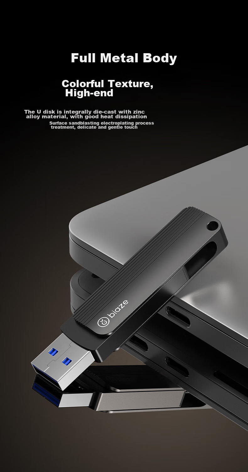 BIAZE 256GB Type-C Dual Interface Phone USB Flash Drive, USB3.2 High-Speed Dual-Purpose USB Drive, Compatible with Android, Apple Phones And Computers, Universal Flash Drive UP-05 11