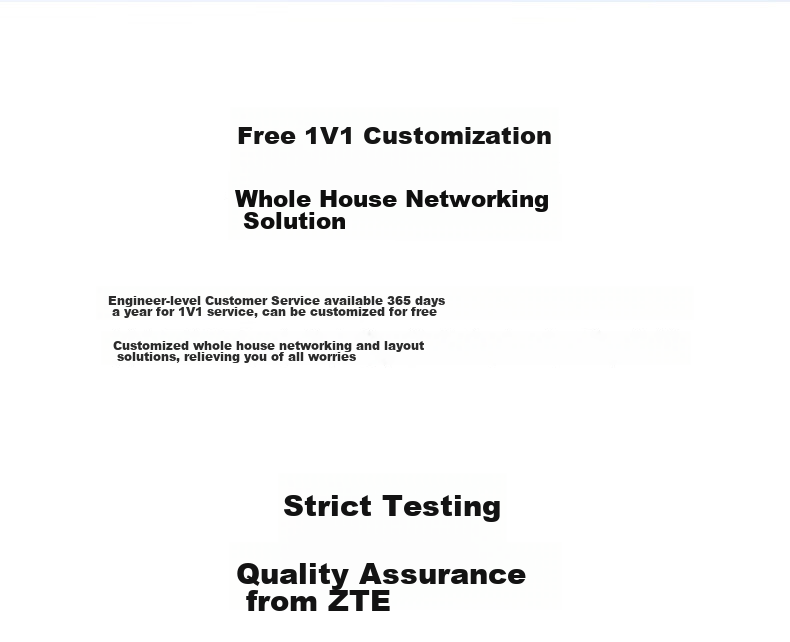ZTE Xingyun MAX Full 2.5G Main Router, Wired And Wireless, Whole House Coverage without Blind Spots, AC+AP Wall-Penetrating King, Surveillance Network Splitter Switch, Ethernet Splitter 11