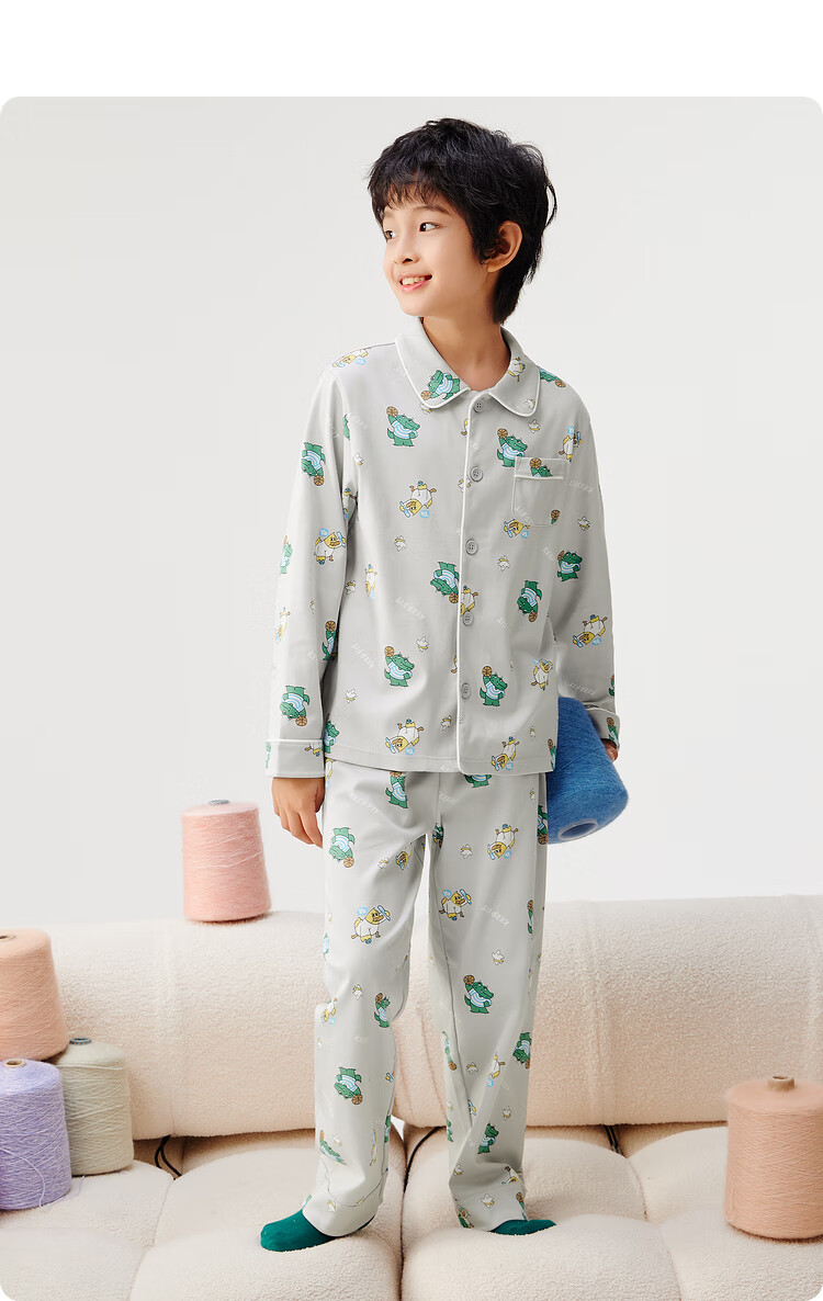 BALABALA Children's Pajama Set, Boys And Girls Spring Home Wear [Ninigogo IP] 208925171201 14
