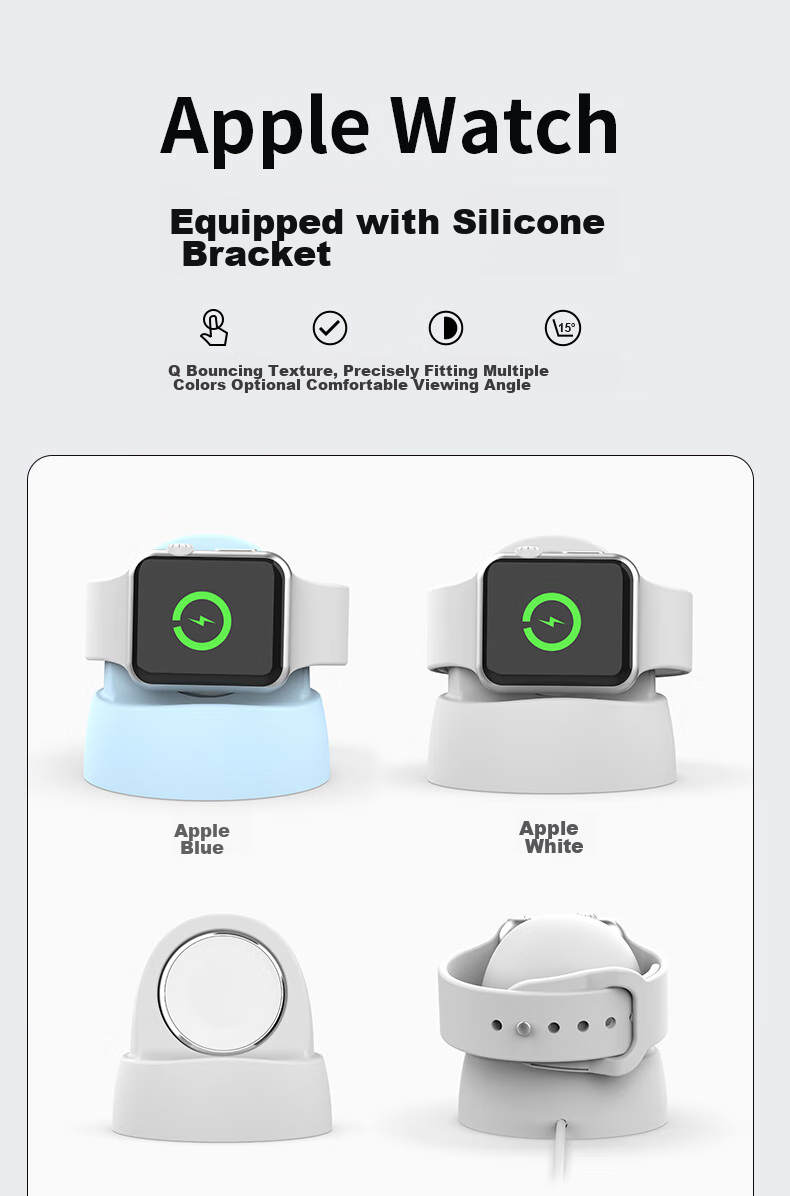 GDGO [Apple MFW Certified] Apple Watch Charger S12/11/10/9/Ultra3 Fast Charging Braided Cable Compatible with Apple Watch Wireless Charging, Includes Base Statio 14