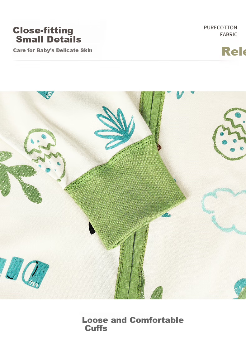 Zisehuayu [100% Pure Cotton] Baby Split-Leg Sleeping Bag, Children's Spring And Autumn Pajamas, Boys' Anti-Kick Blanket Sleeping Bag, Green, Size 130 10