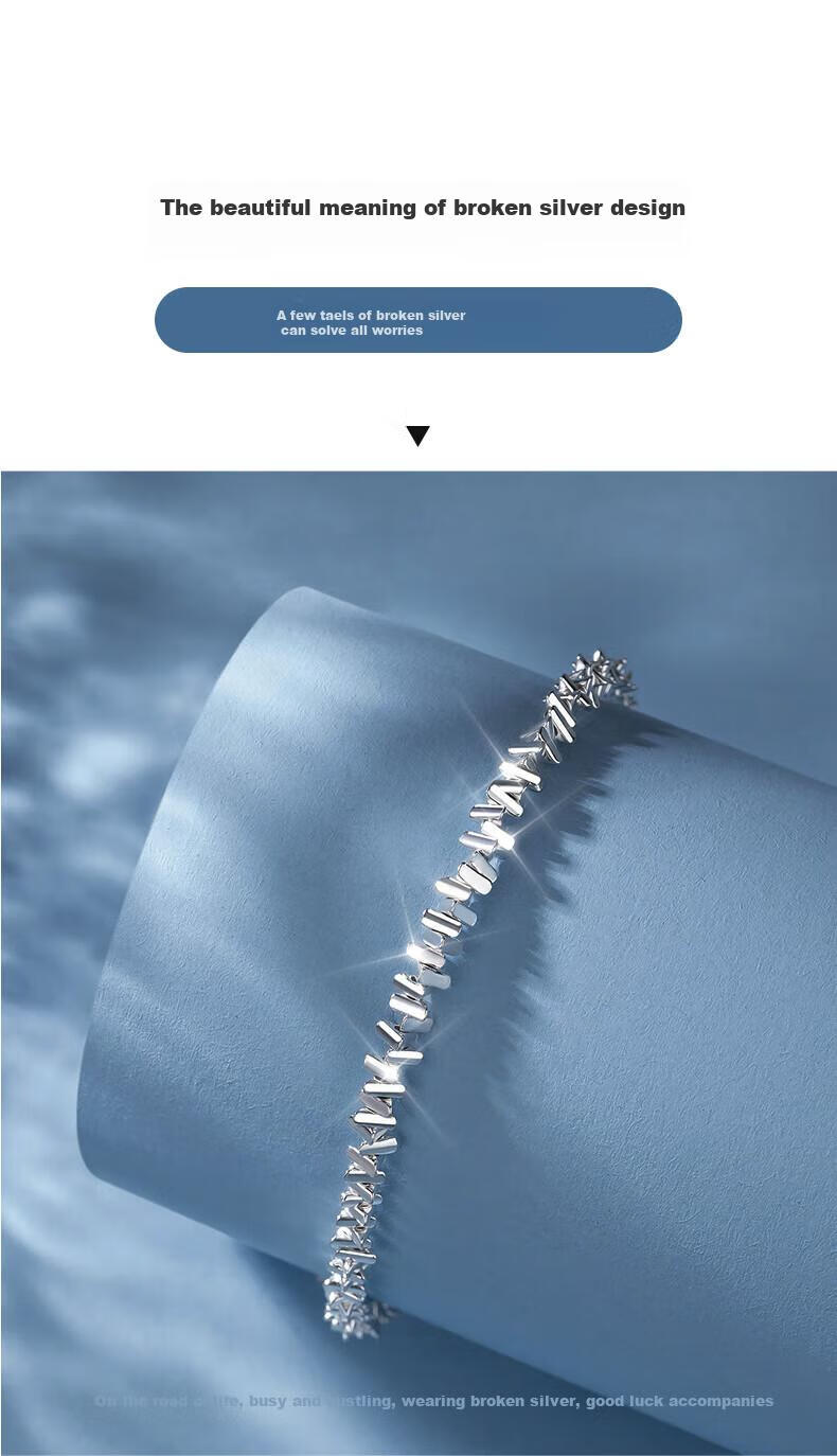 MANHE S925 Silver Bracelet for Women, 2026 New Style Beaded Bracelet, Practical Jewelry, Birthday Gift for Wife Or Girlfriend 5