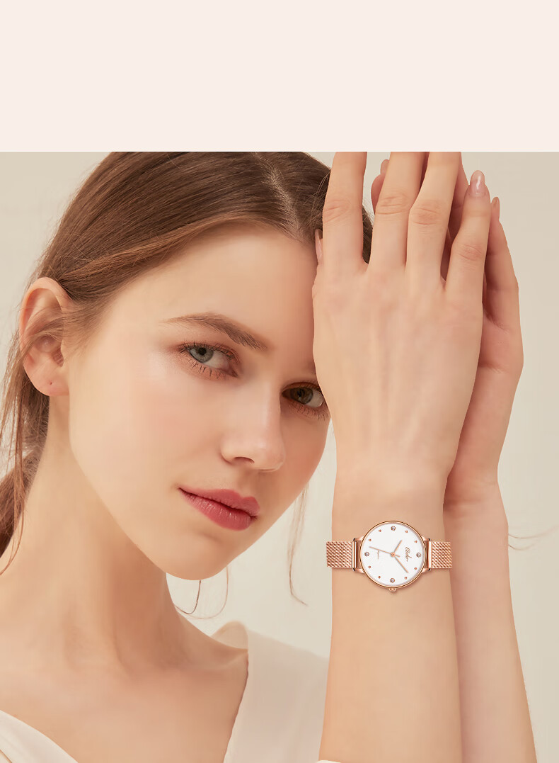 EBOHR Women's Watch, Kana Series INS Simple Quartz Ladies Watch, Birthday Mid-Autumn Festival Gift, 51500122 for Girls 15