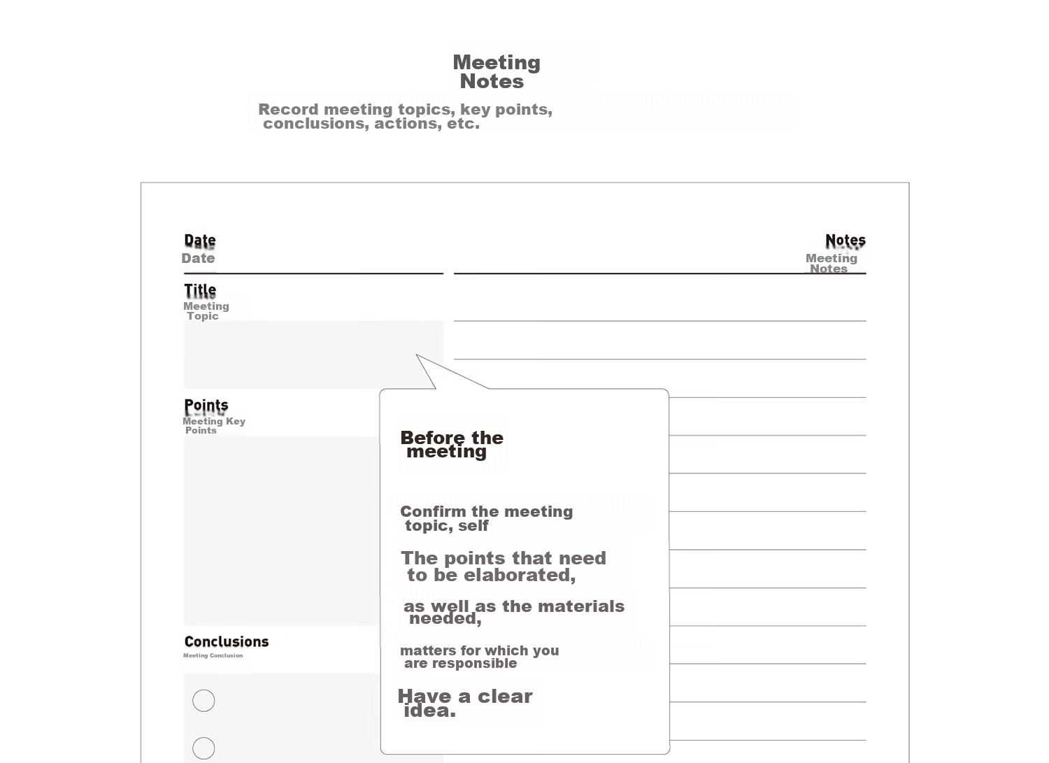 Chenzao Theme Meeting Efficiency Manual Corporate Office Meeting Record Book Project Planning Business Work Manual Notebook A5 256 Pages - High Energy Blue 11