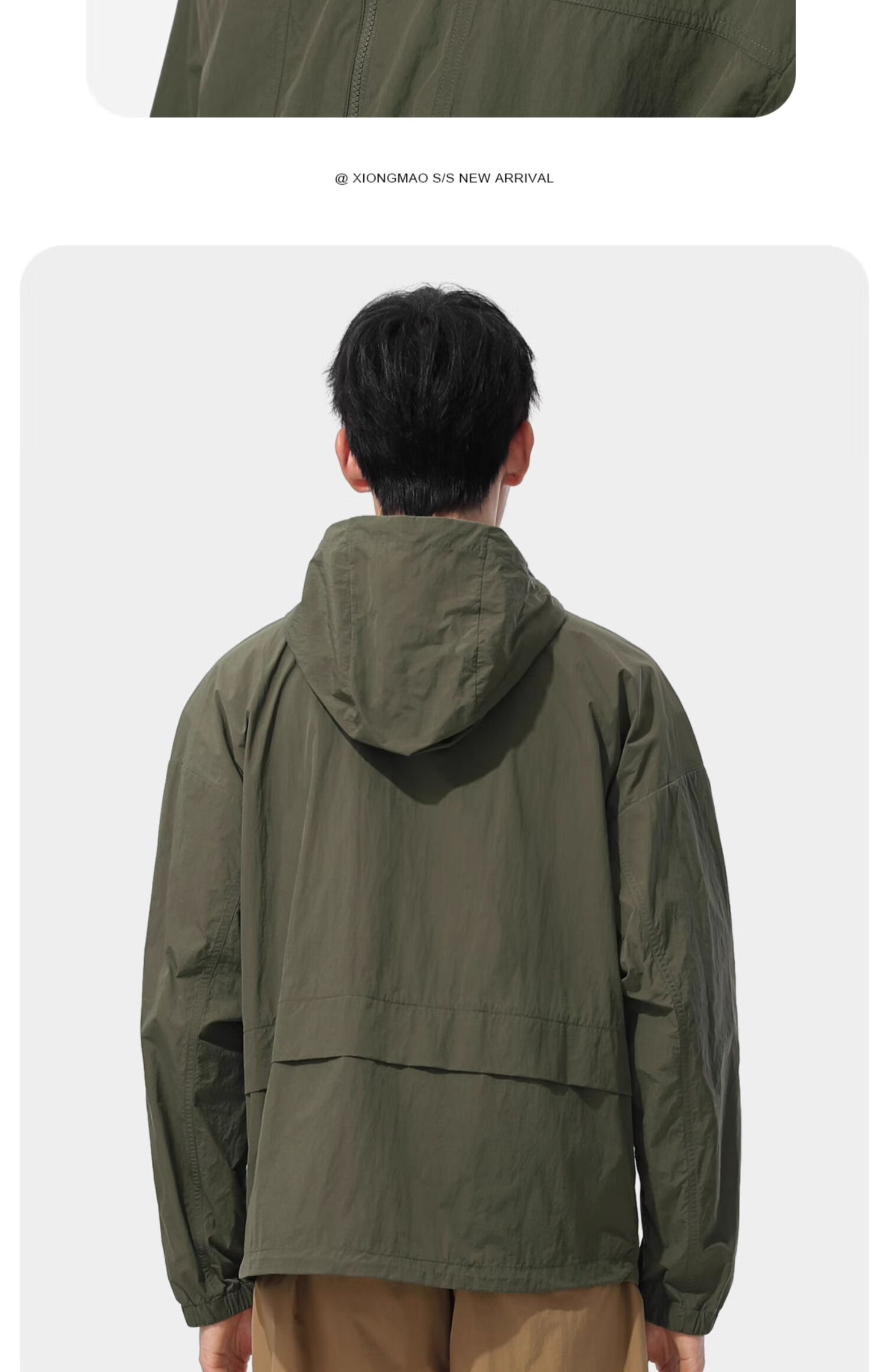 CAMEL Unisex Hooded Spring And Summer Outdoor Warm Waterproof Jacket, Couple's Coat [Panda Collaboration] 8154 L 15