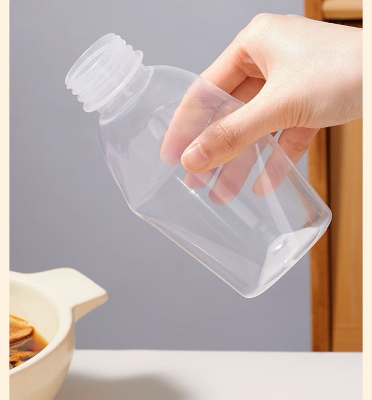 Baijie Chinese Herbal Medicine Dispensing Bottles, Heat-Resistant Sealed Containers, Food-Grade Milk Tea Bottles, Empty Bottles, 300ml, Pack of 10 3