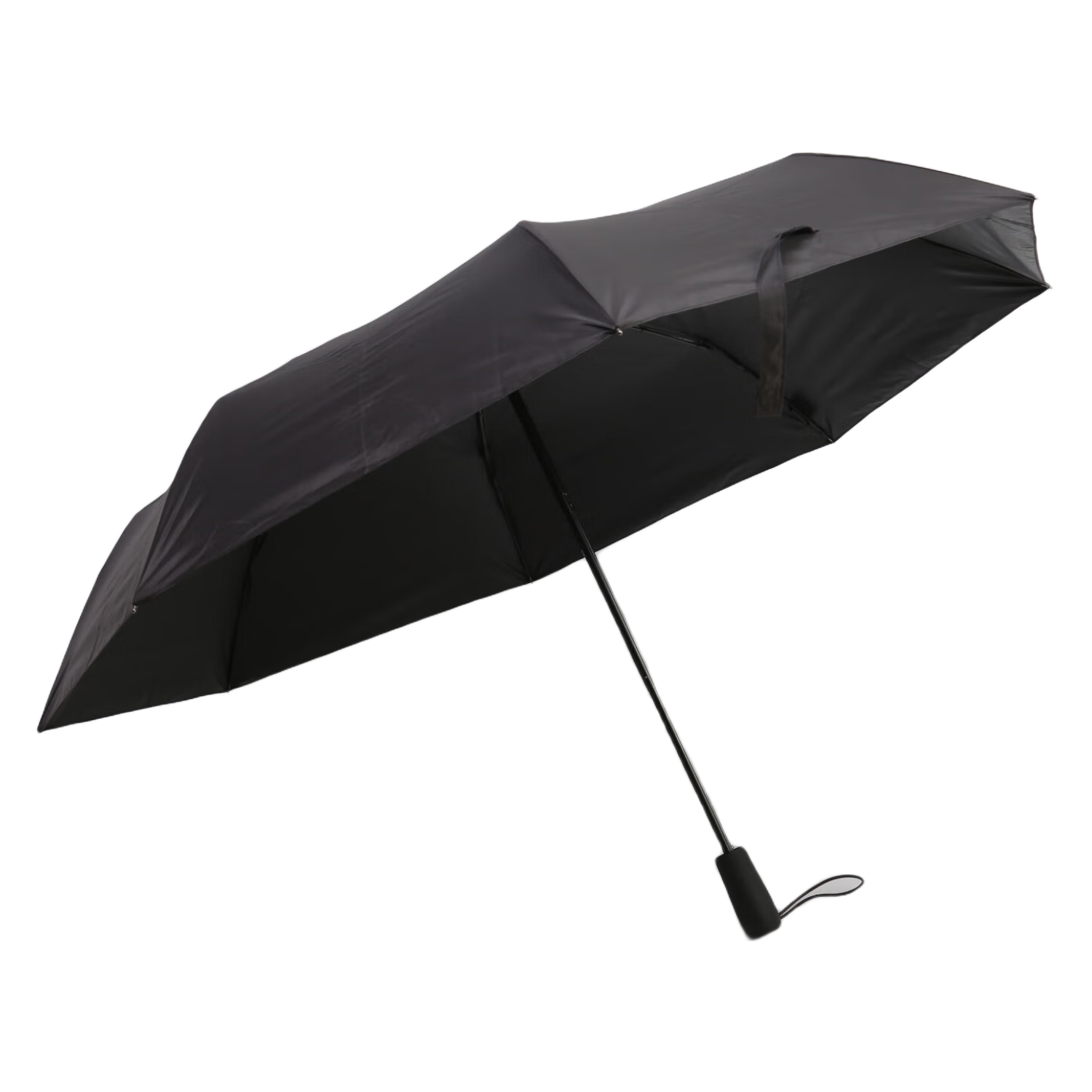 JD Original Black Knight Plus Umbrella, Large Size, Reinforced And Thickened, Sturdy Windproof, Three-Fold Umbrella, 25 Inches, 115cm, Black