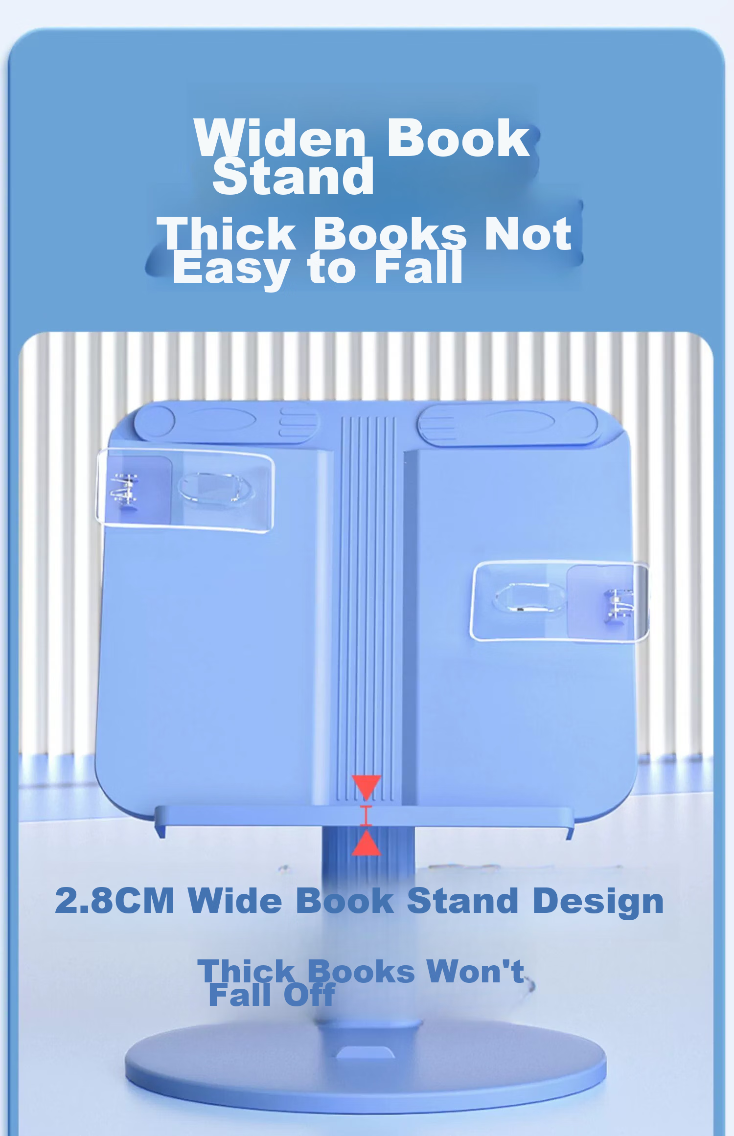 Mingyu Reading Stand, Children's Picture Book Holder, Desktop Adjustable Height, Student Learning Aid, Book Clamping Device, Extendable Book Stand, Birthday Gift 17