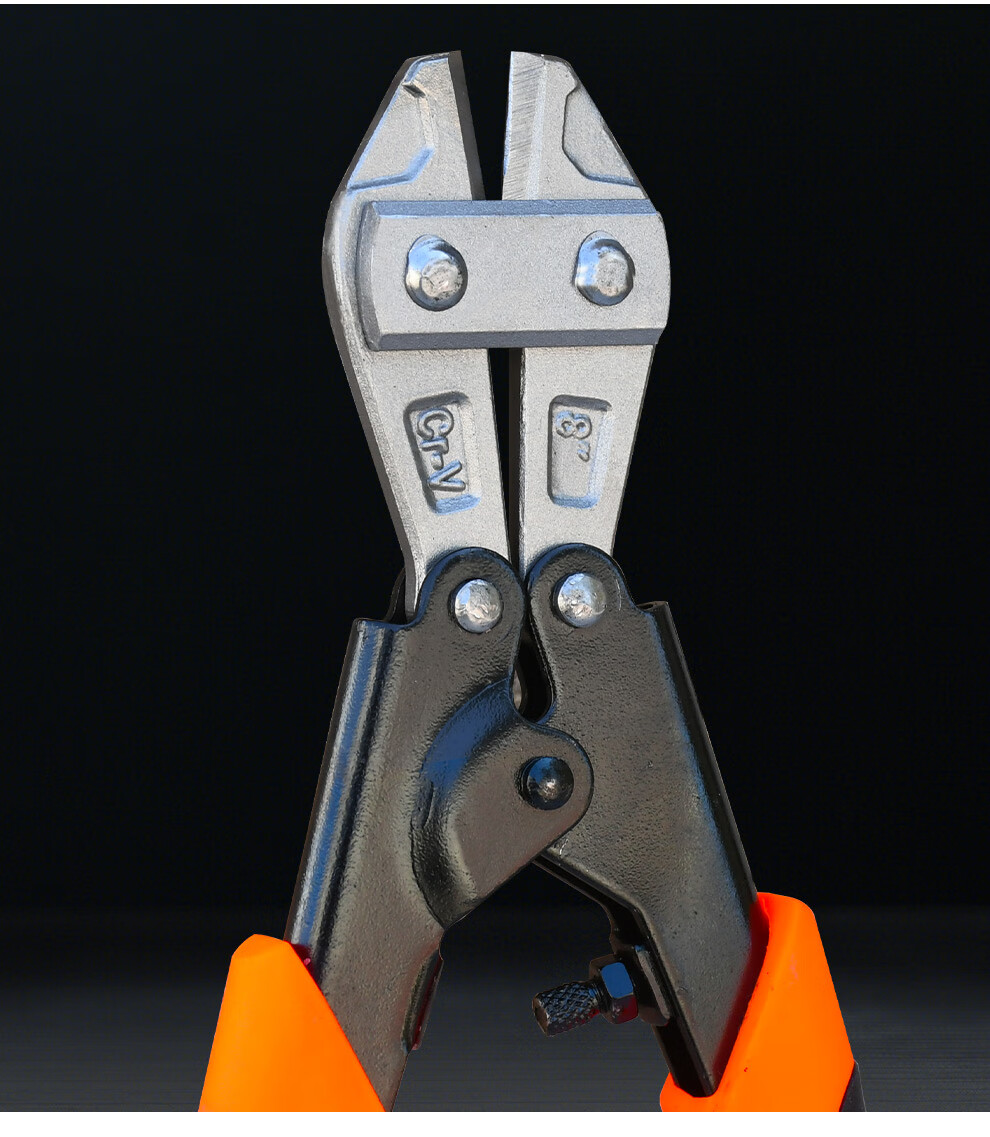 QL Wire Cutter, Industrial-Grade Chrome Vanadium Steel Rebar Shears, Wire Cutters, Labor-Saving Heavy-Duty Scissors, 8 Inches 12