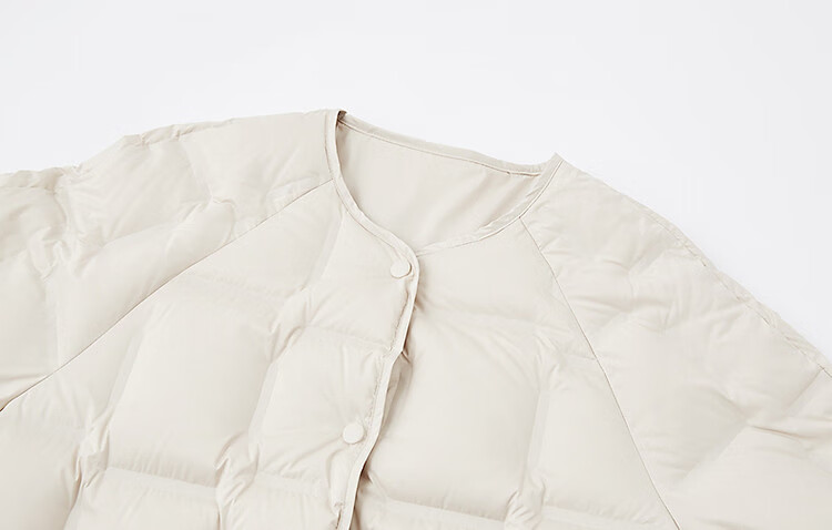 Dme [Puff Lover] 25 Winter Cloud 90% Duck Down Matte Horizontal Knitted Slimming Bread Women's Down Jacket 22