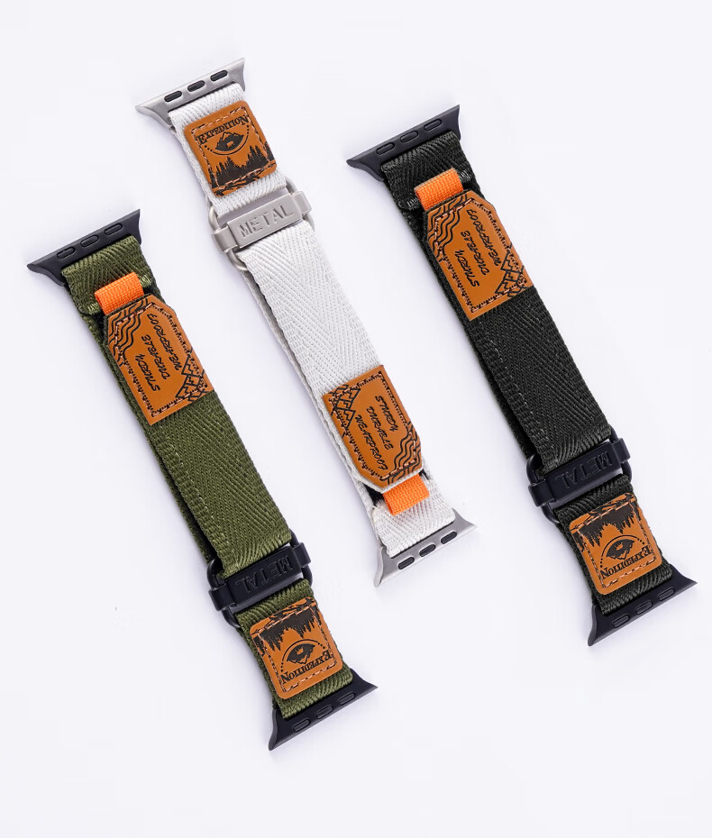 CangHua Compatible with Apple Watch Ultra 4/3 Strap, Apple Watch Ultra 2 Trail Loop Band, IWatch S12/S11/s10/9/8/se3 Braided Strap 14