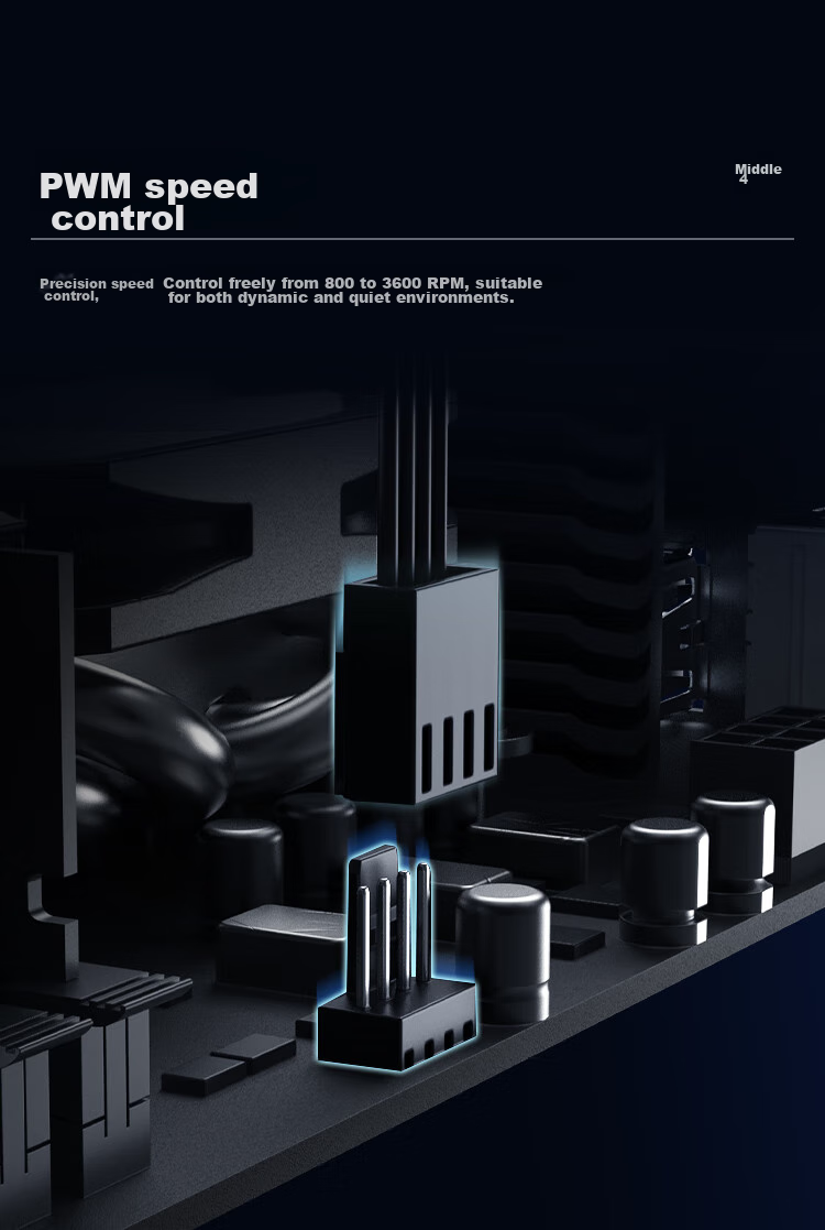 ID-COOLING (Kuren) Low-Profile CPU Air Cooler with 4 Heat Pipes, 30mm Height, Compatible with LGA1200/1700/115X Platforms, IS-30i BLACK 7