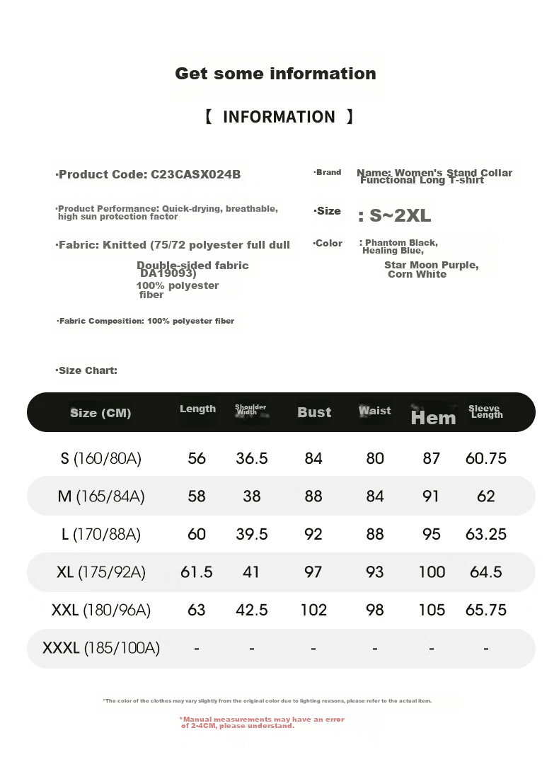 CAMEL Thin Fleece Sports Top for Women, Stand-Up Collar Long Sleeve Running Fitness T-Shirt C1W14L0623 Peach Pink S 5