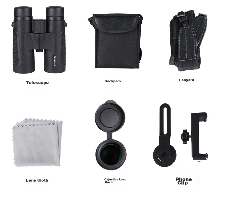 StarMICRO Binoculars 10x42 Waterproof High Magnification High Definition for Outdoor Children's Bird Watching And Photography, Concert Viewing 15