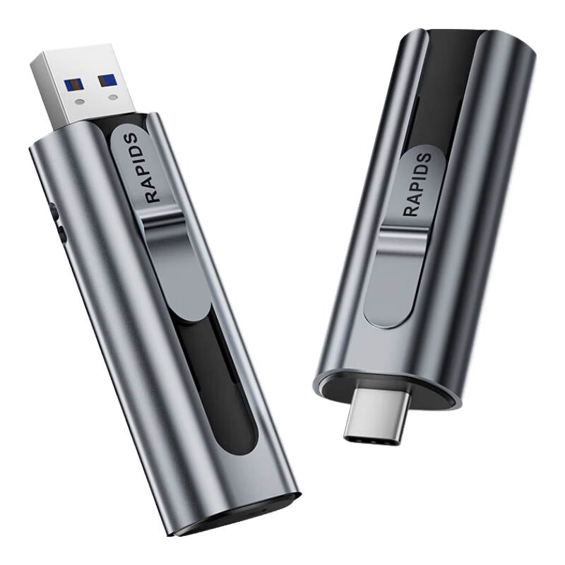 HIKVISION 128GB USB3.2/Type-C Solid State Flash Drive, Dual Interface, Phone USB Drive S560, Read Speed 560MB/s, Compatible with Apple IPhone And Computers, Dual-Use Large Capacity Thumb Drive