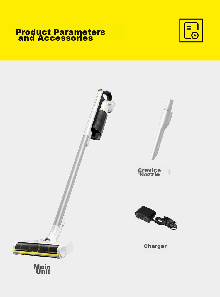 KARCHER Germany Kärcher Wireless Handheld Vacuum Cleaner High Suction Power Portable Car Vacuum VCH2 20
