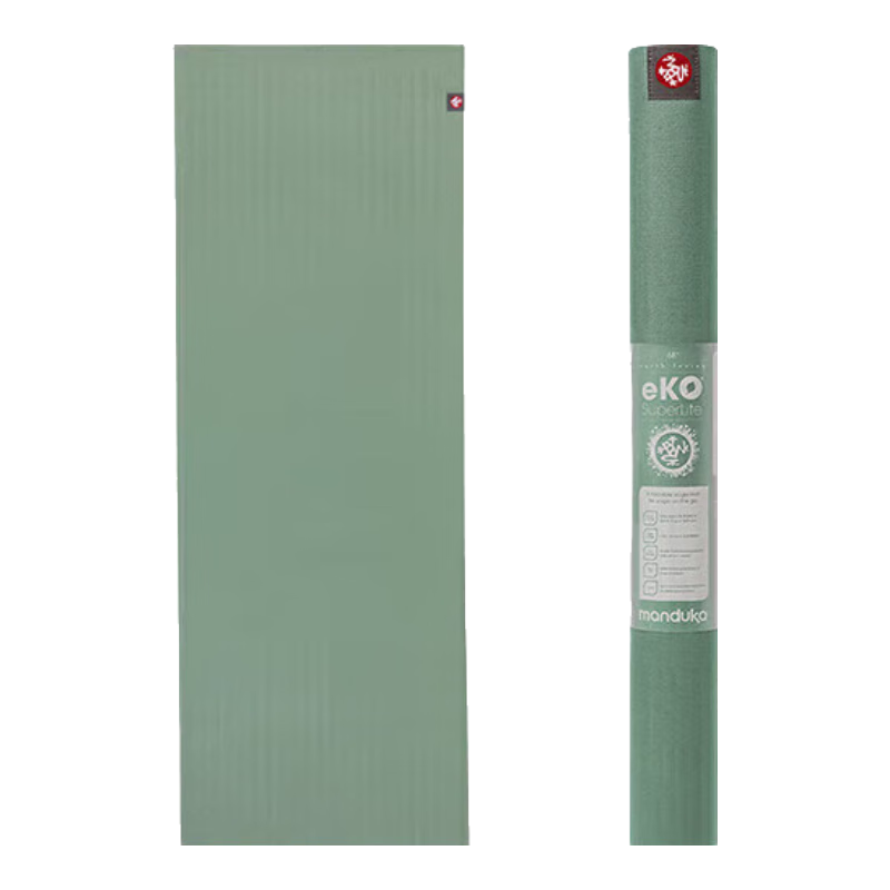 MANDUKA Frog Mat EKO Ultra-Thin Natural Rubber Yoga Mat, Portable Non-Slip Foldable Travel Mat, 1.5mm