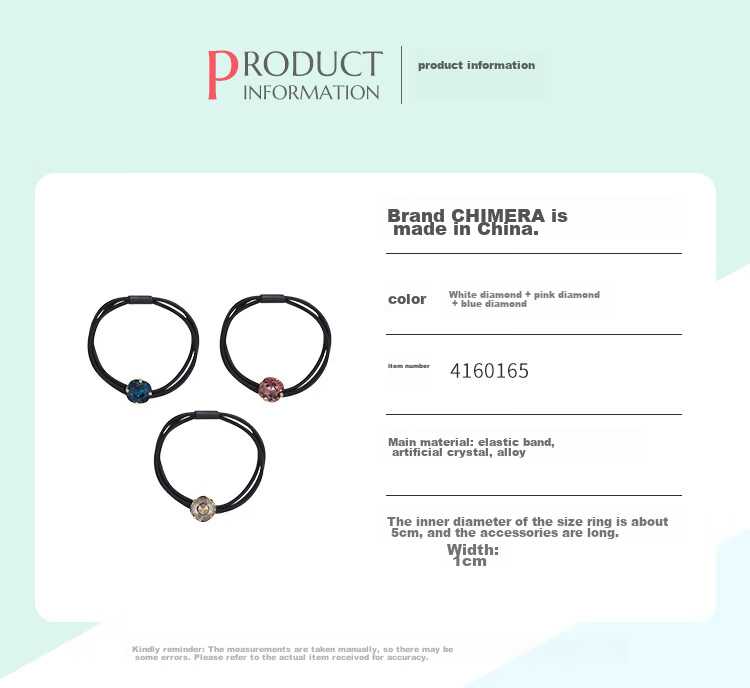 CHIMERA 3-Piece Hair Ties, Scrunchies, Elastic Bands for Ponytails And Buns, High-End Hair Accessories, Mid-Autumn Festival Gift 2