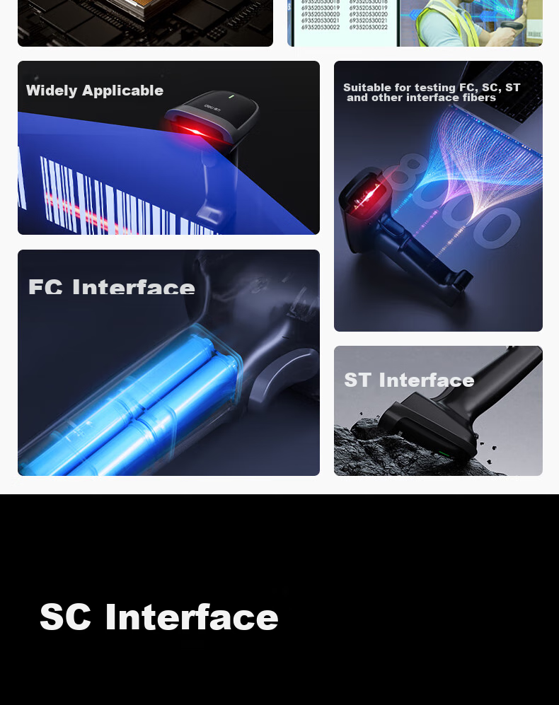 Deli Barcode Scanner, Wireless Barcode Scanning Gun, Pharmaceutical Traceability Logistics Express Delivery Medical Insurance Scanning Product Inventory Spare Parts Warehouse Barcode Scanning QR Code 14881S Black 4