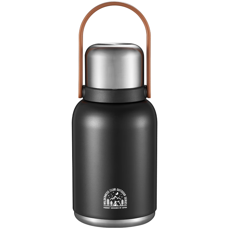 SUPOR Insulated Mug, Large Capacity Cold-Keeping Cup for Men And Women, 316L Stainless Steel Water Bottle, Portable Thermos Flask for Outdoor Use