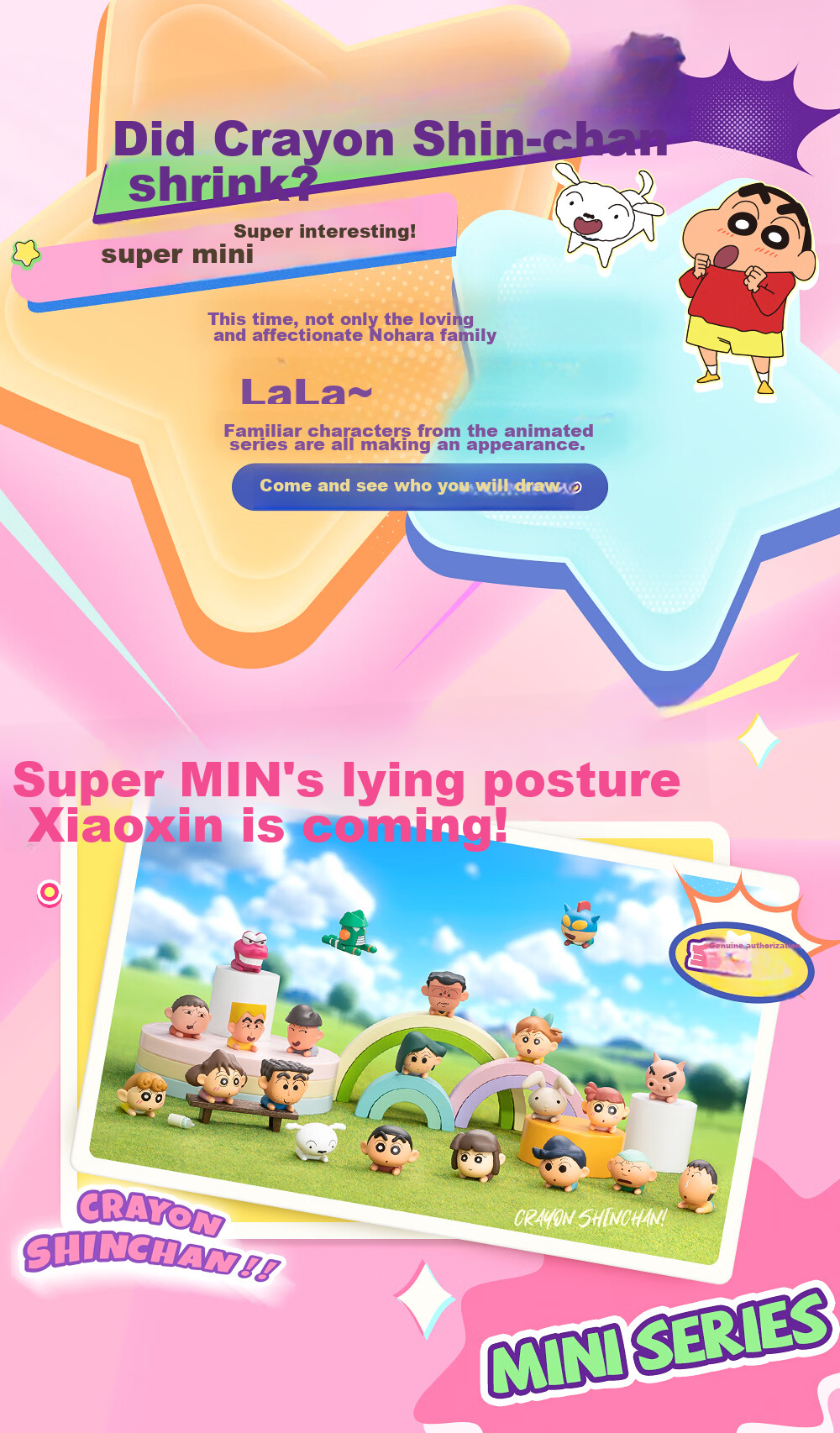 52TOYS Crayon Shin-Chan Spring Day Home Blind Box Figurine, Anime Trendy Toy Decoration, Whole Box of 8 Pieces, Mid-Autumn Festival Gift 2