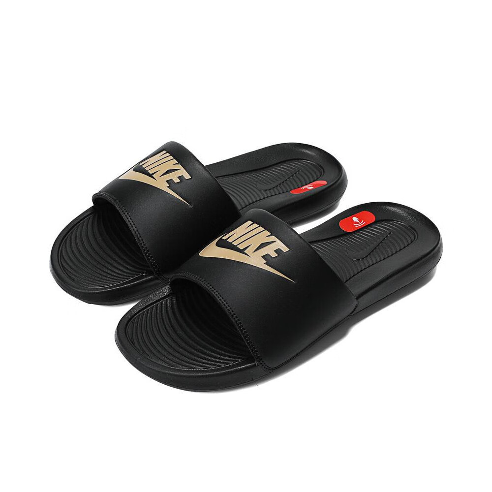 NIKE Men's Sports Sandals, NIKE VICTORI ONE SLIDE Sneakers, CN9675-006, Black, Size 41 4