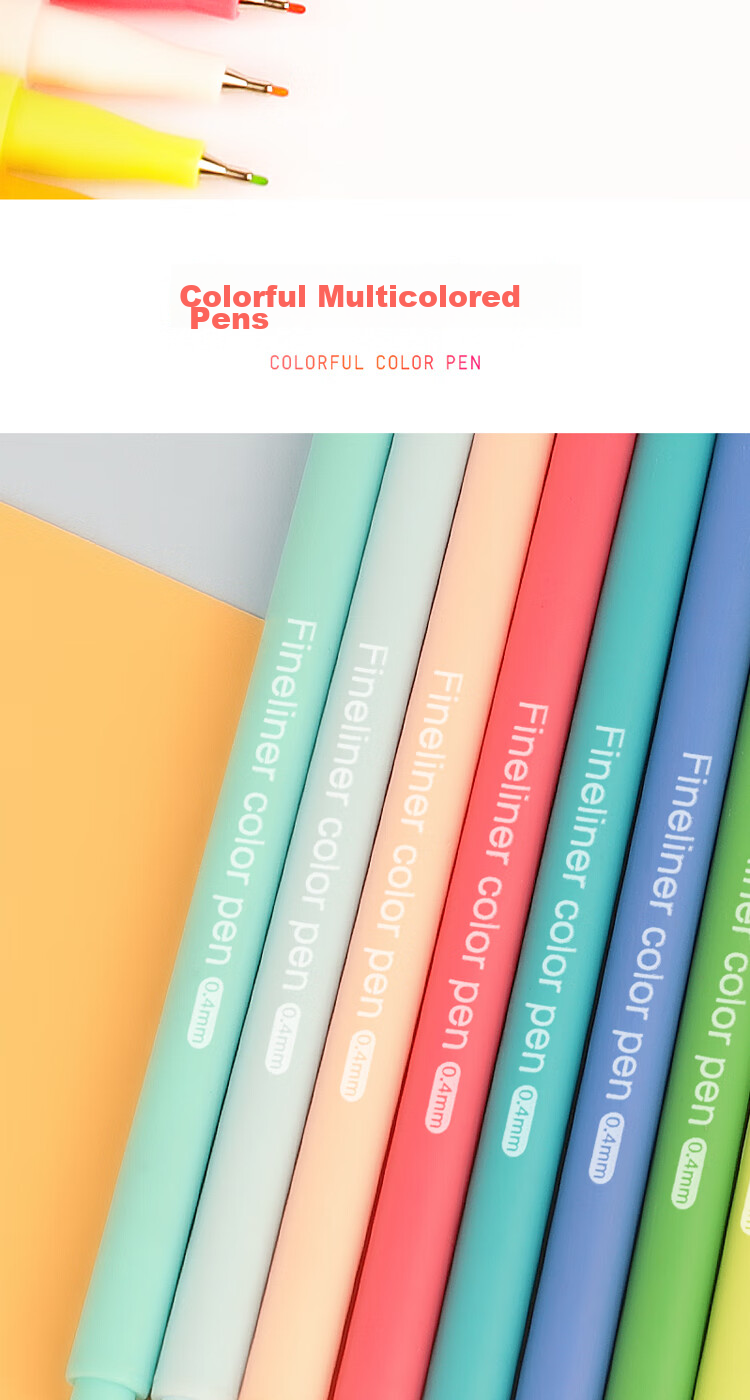 MINGMA 10-Pack Colorful Gel Pens, 10 Colors Quick-Drying Journaling Pens Stationery Set 0.4mm Student Note-Taking Pens Cute Multi-Color Markers Vintage Color Scheme 8