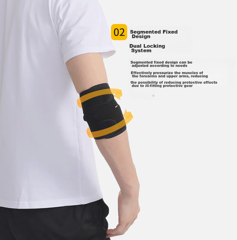 D&M Japanese Imported Sports Elbow Brace for Men And Women, Fitness Badminton Tennis Basketball Strap Joint Protection Sleeve, One Piece 7