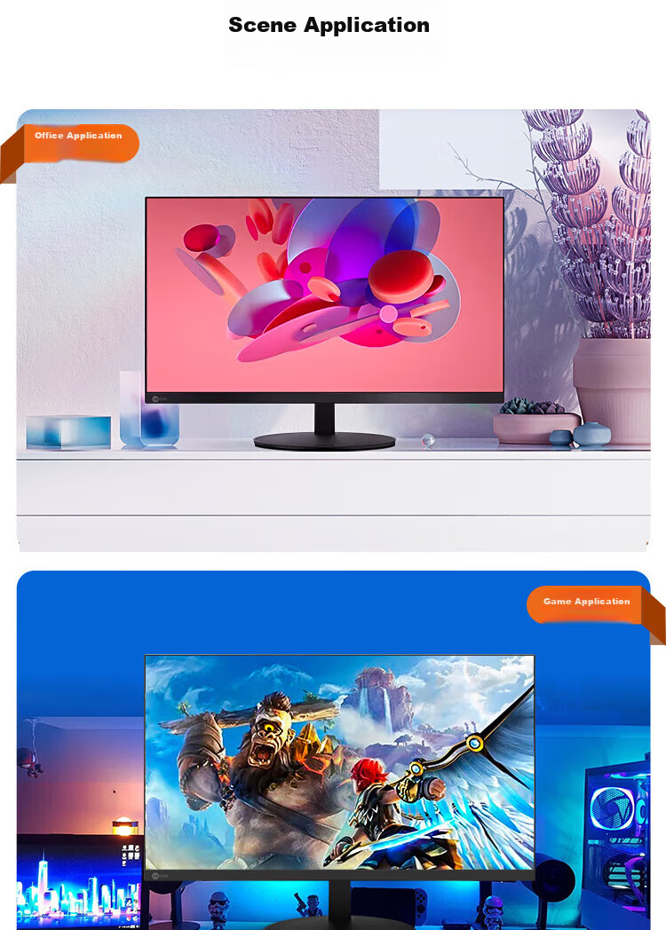 Lecoo Lenovo 27-inch Curved 75Hz Full HD Narrow Bezel Wide Color Gamut Eye Protection Low Blue Light 1500R Curvature Office Gaming Monitor B2724C 13