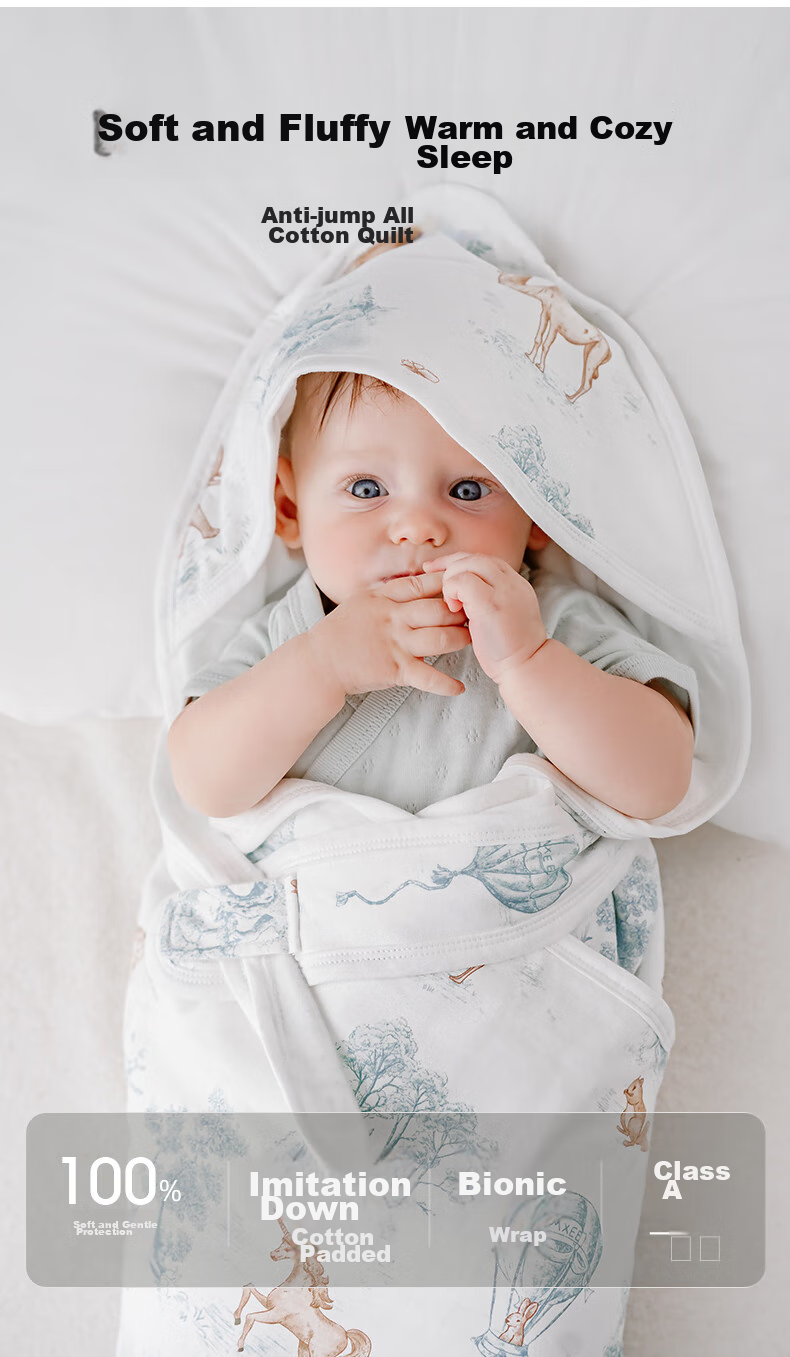 EMXEE Baby Swaddle, Spring And Summer Newborn Pure Cotton Class A Wrap Blanket, Infant Swaddling Cloth, Newborn Swaddle Blanket, 90*90cm 1