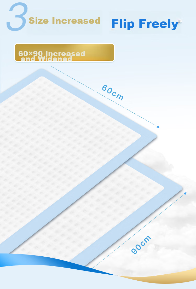 Yiniankang Active Adult Care Pad, XL Size 100 Pieces (Size: 80*90cm), Elderly Incontinence Pad 5