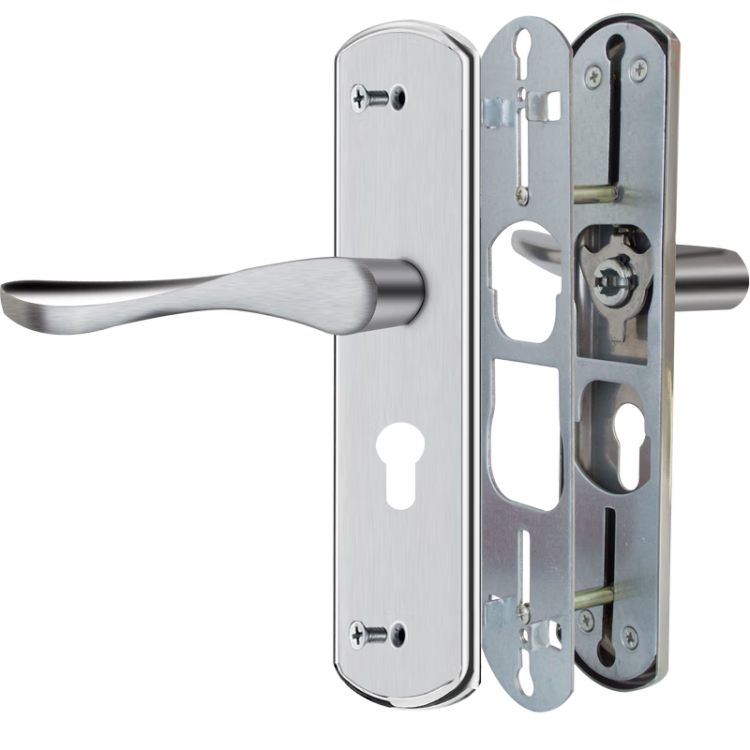 HOTUN Door Lock, Interior Bedroom Door Lock, Adjustable Home Door Handle Lock, Wooden Door Lock, Universal KTS58-170
