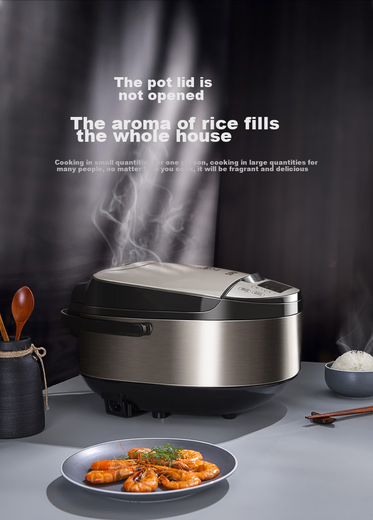SUPOR ZMD Assured Series Smart Rice Cooker, 5L Capacity, Spherical Inner Pot, Multifunctional Intelligent Reservation for 3-8 People, Micro-Pressure, Champagne Gold Color, CXFB50FC59-75 7