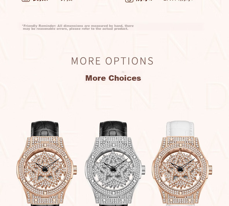 Davena 【DAVENA x The Little Prince】Limited Edition Pentagram Little Prince Collaboration Fashion Women's Watch 15