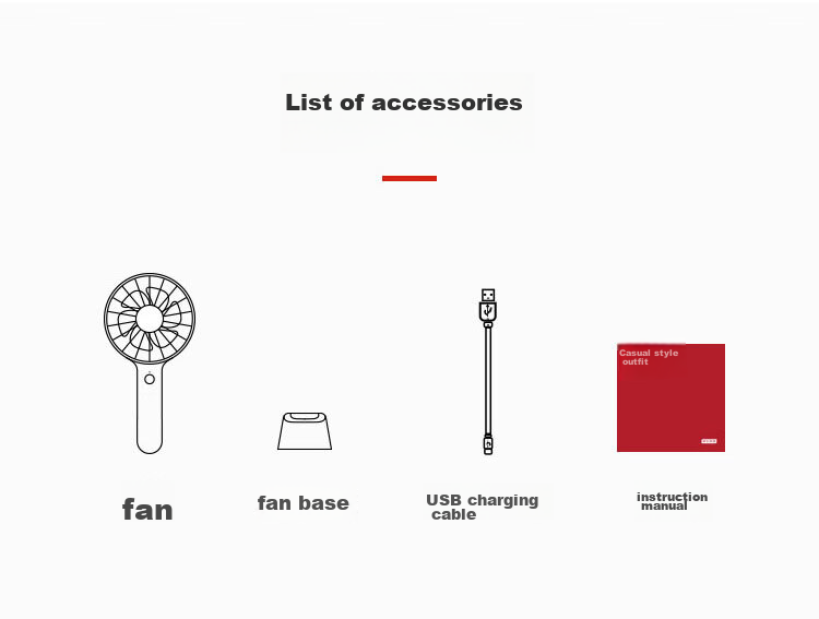 JD Original Handheld Desktop Dual-Use Portable Mini Fan, USB Rechargeable Quiet High-Power Electric Fan, Compact Personal Outdoor Camping Mini Desktop Fan, Mint Gree 17