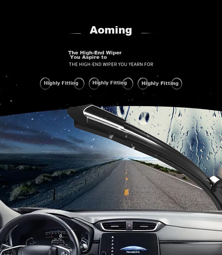Aoming Jianghuai Ruifeng M3 Windshield Wiper Blade, Boneless Silent Wear-Resistant Natural Rubber 4